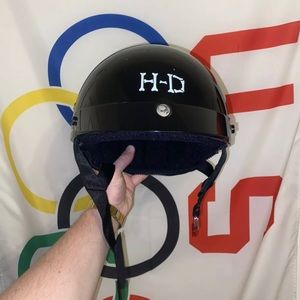 Harley Davidson Motorcyle Helmet Small with Bag.